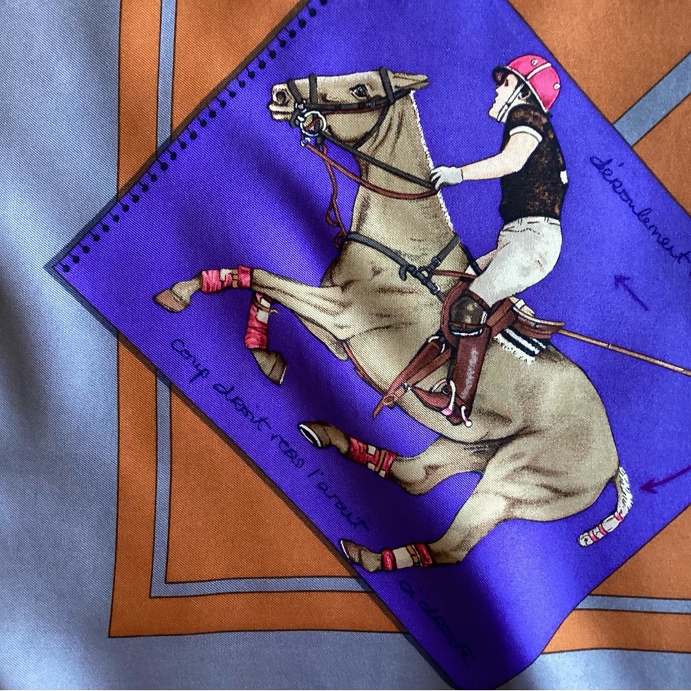 Hermes’ silk scarf